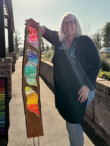 Fused & Leaded Garden Panel